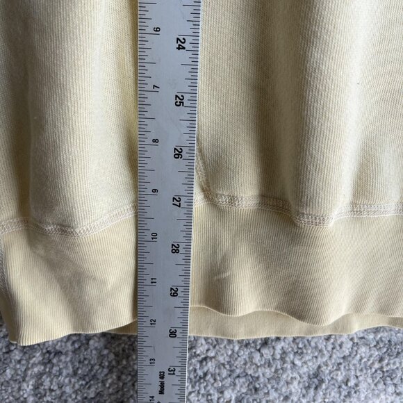John Elliott Hoodie Mens 4XL Light Yellow Vintage Fleece Pullover Made USA New - Picture 2 of 8